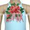 3D Embroidery Backless Baby Clothing Halter Romper