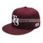 High quality small order custom cotton twill fitted snapback