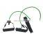 Eco Friendly Workout Fitness Latex Hooks Home Gym Exercise Elastic Resistance Bands With Door Anchor