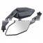 Universal 1Pair 10mm Design Rearview Mirrors Motorcycle Carbon Fiber Side Mirror