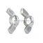 wing nut zinc plated