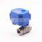 5v 12v 24v female thread screw SS304  motor  dn15 1/2 inch  DN20 3/4inch DN25 1 inch  ball valve