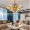 2020 lamp teardrop-shaped black metal crystal pendant chandelier lamp