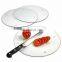 Tempered Glass Cutting Board Long Lasting Clear Glass cheese plate