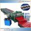 Machine producing metal tiles glazed roll forming machine/glazed roofing sheets cold forming machine