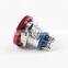 16mm Metal Waterproof Alloy mushroom Push Button Switch Momentary 1NO Button Screw terminal screw press button