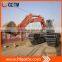 Amphibious excavator with high tensile strength