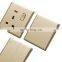 New design French socket golden flame retardant PC panel socket plug electrical wall socket switch panel