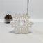 snowflake ceramic christmas tree decoration hanging ornaments