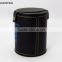 High elegent leather protein shaker bottle dice cup with lid