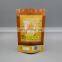 custom plastic standing up aluminum foil coffee bag proof glossy bag for coffee