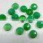 Green Chrysoprase 5x5 mm Round Faceted Cabochon