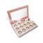 2020 luxury custom logo leather PU paper palette eyeshadow packaging