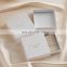 PandaSew Luxury Custom Logo White Paper 1200g Jewelry Packaging Box for Bracelet Pendant Gift