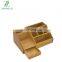 Modern office supplies desk organizer bamboo office stationery pen business card holder with drawer