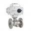 ANSI Flange 150LB Motorized Ball Valve ON/OFF Type Stainless Steel 304 Two Ways