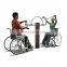 Outdoor Park Galvanized Tube Leg Raise Leg Lift Training Wheelchair Disabled Leg Training Outdoor Fitness Equipment