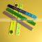 2015 Hot sales customized promotional reflective slap wrist bands