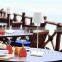 USB Rechargeable Cordless LED Table Lamp Portable Black Metal Restaurants Desk Table Light
