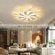 Modern Bedroom Living Room Flower Petal Shape LED Chandelier Changeable Colors Ceiling Light With APP And Remote Control
