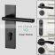 Alumina High Grade Security Lock Set New Modern Tubular Latch Door Lever Handle Lock