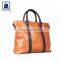 Vintage Look Premium Design Zip Closure Type Women Genuine Leather Handbag from Reliable Supplier
