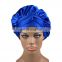 Fashionable Silky Adjustable Wide Brim Ribbon Satin Bonnet With Tie