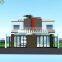 2 Storey Prefab Semi-detached Houses Residential District Planning 3 Bedroom Design Semi-detached Villas in Macedonia