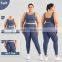 Wide Hem Plus Size Sports Bra Backless Gym High Impact Fitness Wear Top