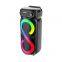 Dual 4-inch portable speakers with RGB lighting Karaoke Player Wireless usb Speakers With Disscreen