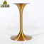 Hot Sale Industrial Style #304 Stainless Steel Inox Coffee Dining Tulip Table Base Aluminium Furniture Legs