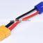 Hubsan H501S battery adapter cable EC5 male to T female or XT 60 Deans Plugs