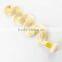 Human hair light blonde color virgin european hair