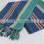 Quick dry hand beach kikoy absorbent fouta Woven Traditional Indian pesthemal