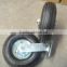 3.50-4 rubber caster 10" industrial rubber swivel casters