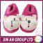 Custom animal shape winter worm fluffy slippers for kids