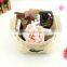 2015 wholesale Customized mini jute storage bag with small handles