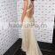 Dita Von Teese Champagne Sexy V-neck Backless Prom Dress Red Carpet Dress Spring 2012 Backless White Gown Gallery TPD225