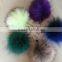 New fashion raccoon fur pom poms bag charm for decoration