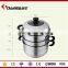 Charms stainless steel professional cookware steam cooking pot