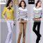 Jeans Women Candy Colors Denim Pants Plus Size Slim Elastic Boot Cut FlareTrousers