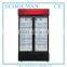 Tempered Glass Display 2 Door Upright Freezer