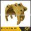 excavator 5 teeth hydraulic rotating grapple orange peel grab from China