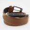 2015 New Designer Man Fashion Brown Genuine Leather Belt for Jeans