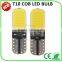 best selling china factory produce car rearview mirror waterproof t10 led light bulb dimmable t10 cob light in car