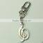 Highly-reflective Metal Material keychain,bag hanging charm decorative keychain with snap hook