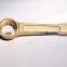 Non sparking tools aluminum bronze bent ring end slogging spanner