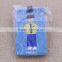 Practical blue silicone luggage tag/couples baggage tag wholesale                        
                                                                                Supplier's Choice