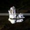 Manucfacturer best selling enamel crystal stone pewter trinket box animal Dog jewelry box