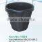 recycled rubber buckets&pails,strong cement barrel,cubo de goma 11L